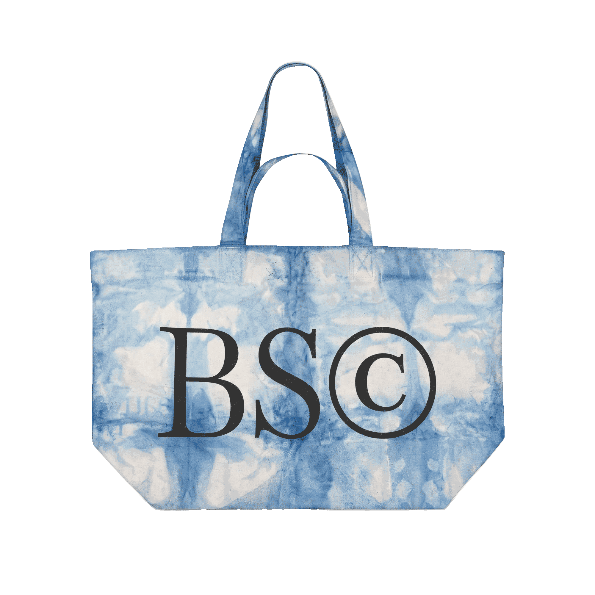 BS Tote Bag Tie Dye Black