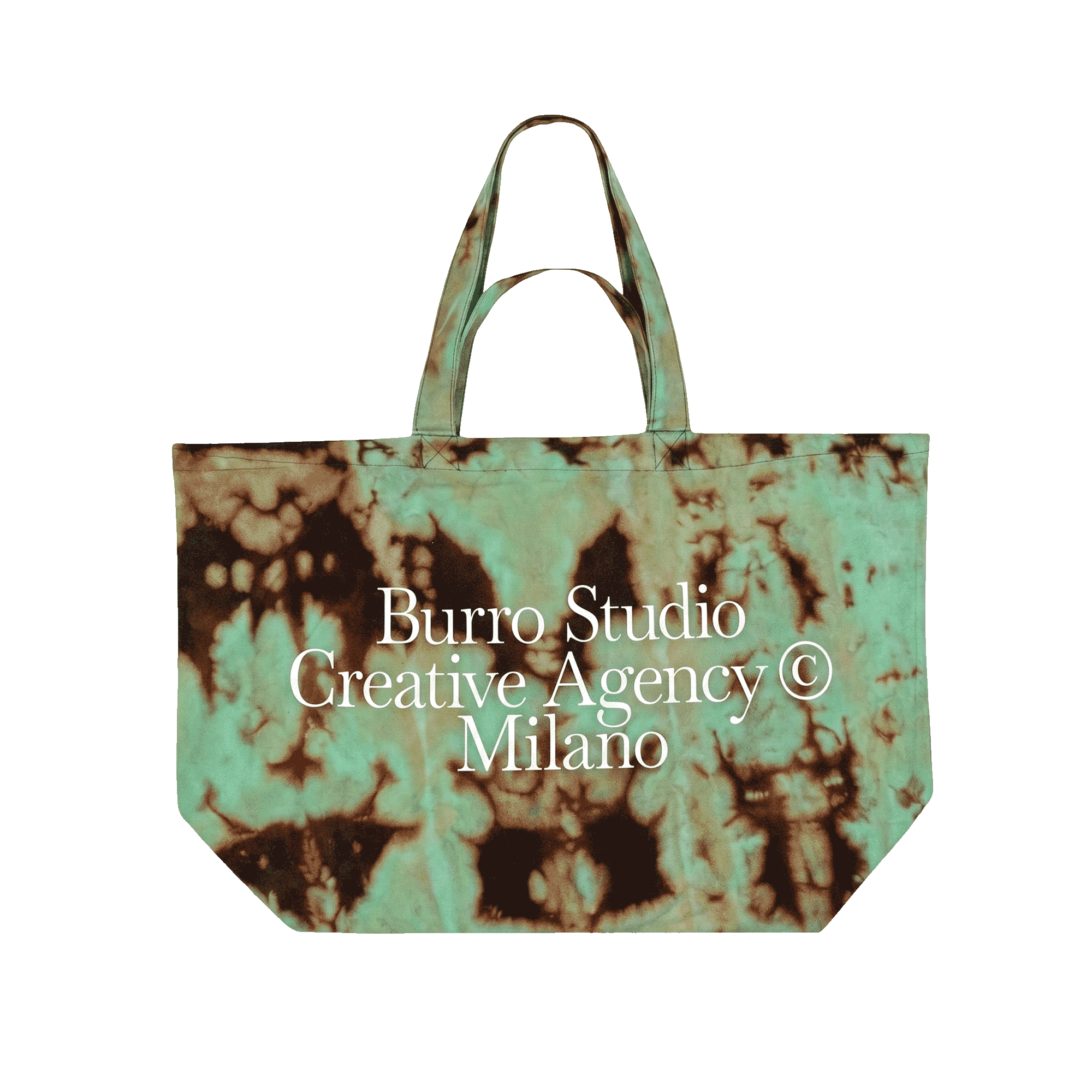 BS Tote Bag Tie Dye White