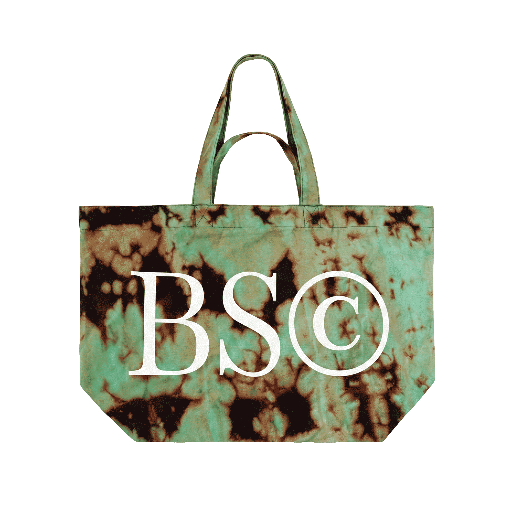 BS Tote Bag Tie Dye White
