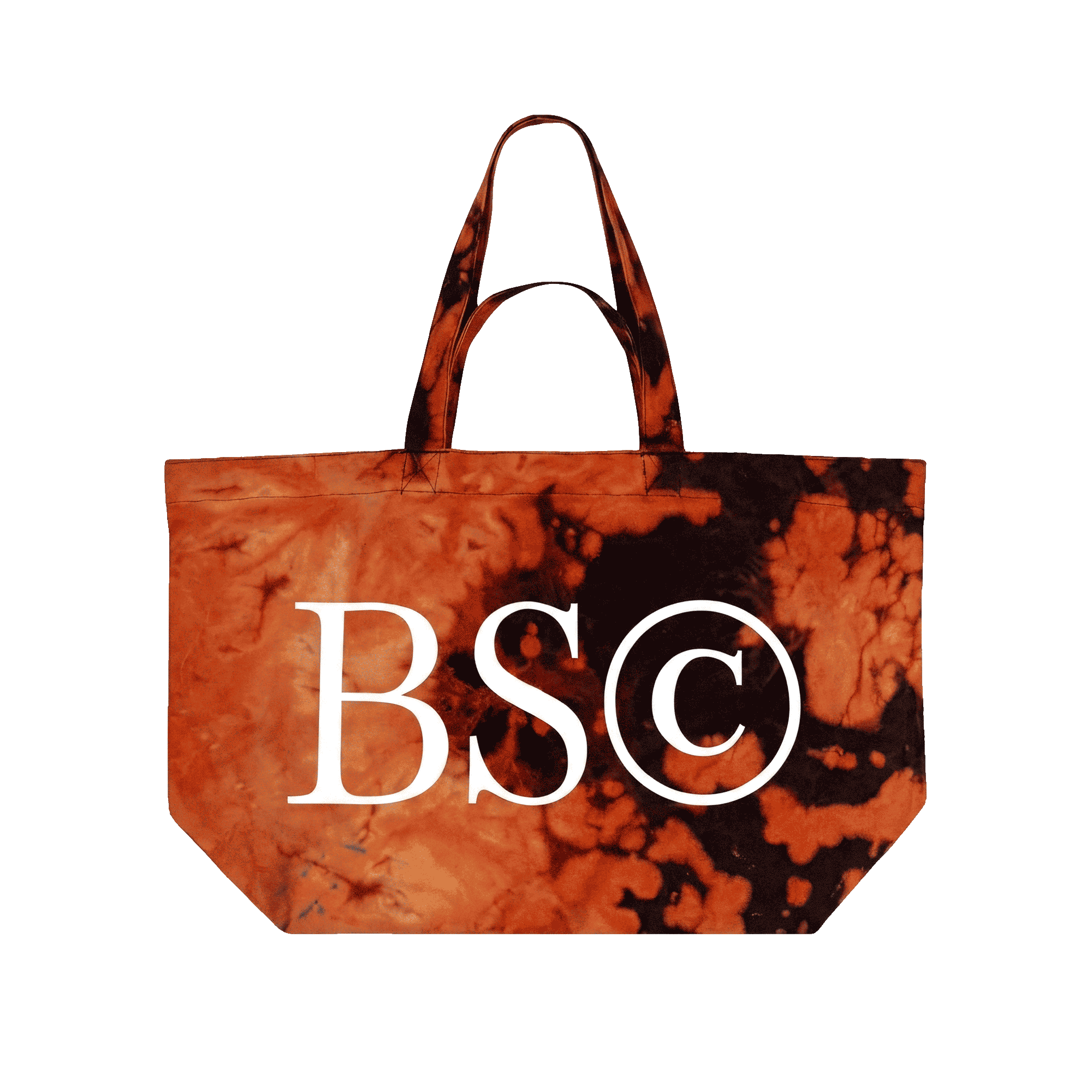 BS Tote Bag Tie Dye White