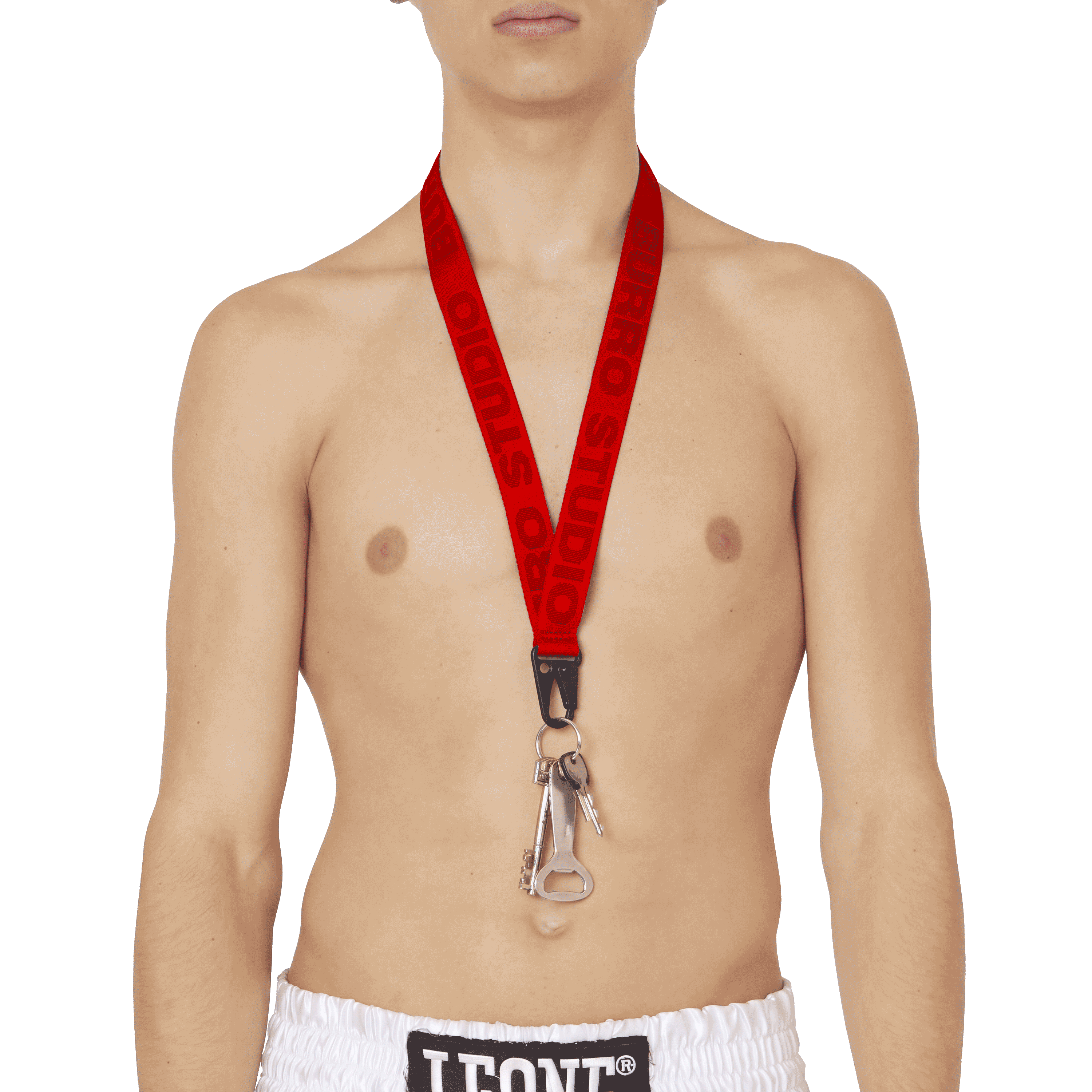 BS Lanyard Red Red