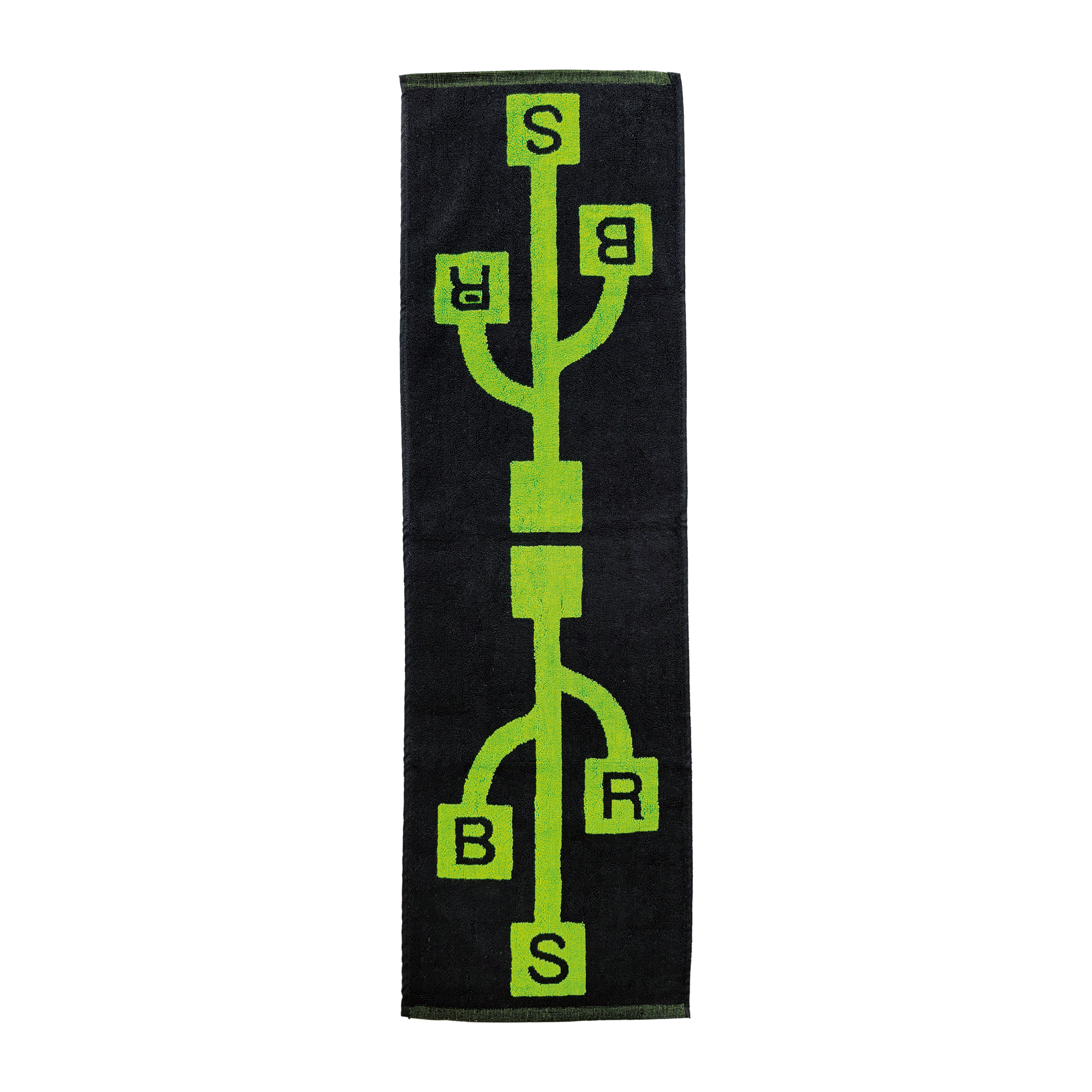 BSR Towel Black Green