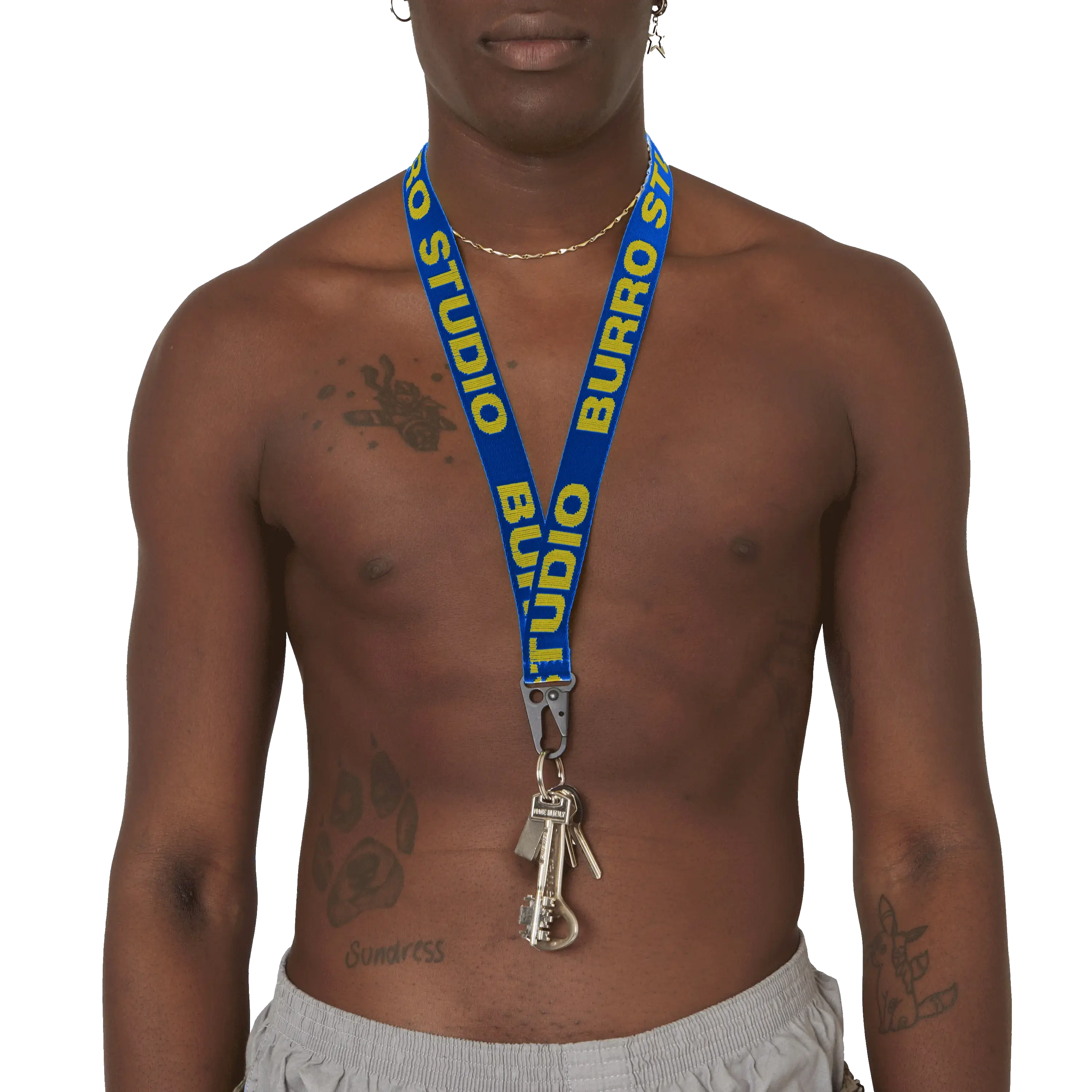 BS Lanyard Blue Yellow